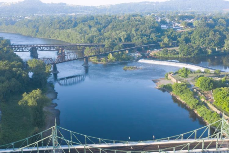 A view of the City of Easton's beautiful landscape.